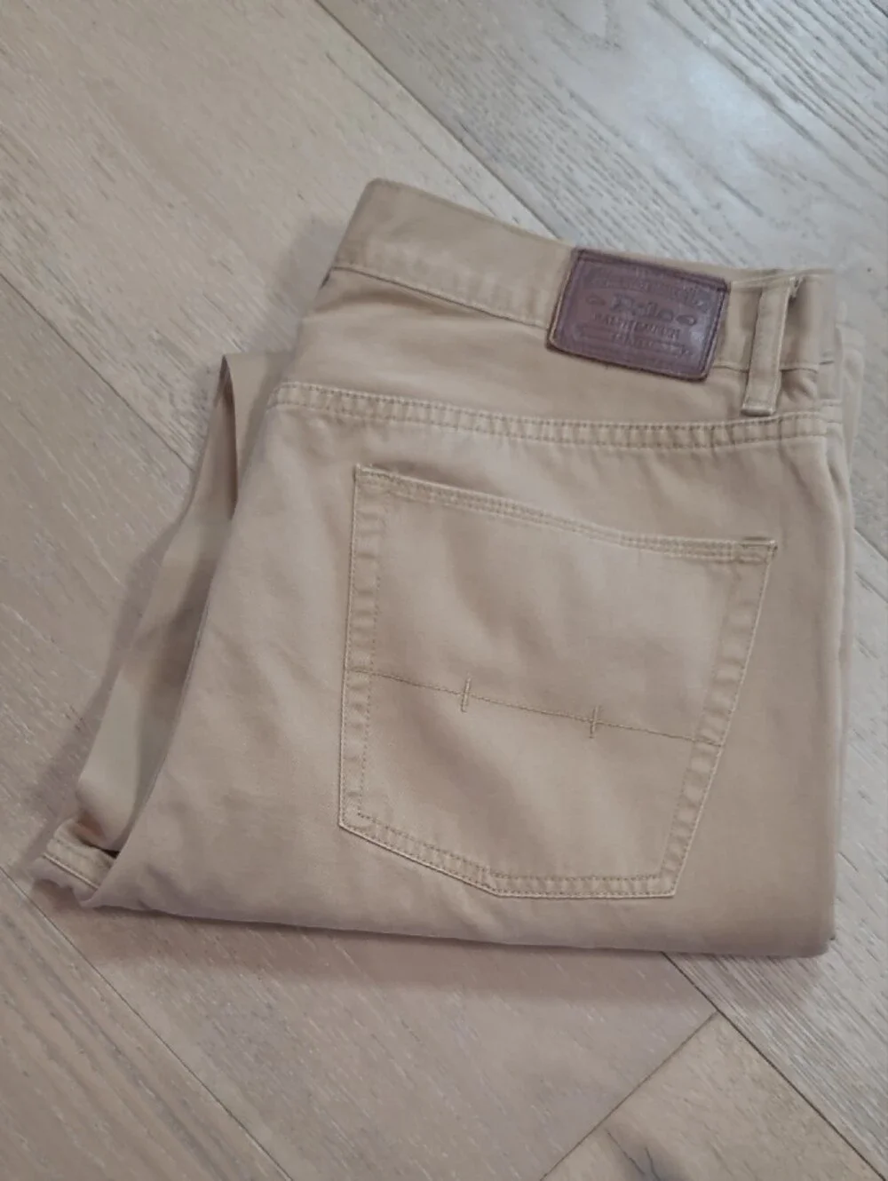 Polo Ralph Lauren Jeans Men's sz 36*/32* 650 Straight Leg Light Brown Pants